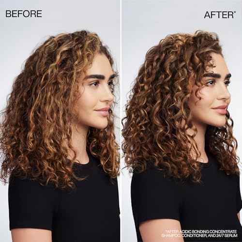 Redken Acidic Bonding Concentrate 24/7 Night & Day Serum For Damaged Hair - Nourishes & Restores, Overnight Hair Repair & Protection, Lightweight & Anti-Frizz