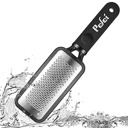 Colossal Pedicure Rasp Foot File, Professional Foot Care Pedicure Stainless Steel File to Removes Hard Skin, Can Be Used On Both Dry and Wet Feet