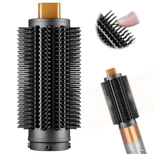 Upgraded Round Volumizing Brush for Dyson Airwrap, Round Brush Attachment Compatible with Airwrap HS01/05/08, Flexible Bristles for Root Lift Volume Frizz Control Styling Volumizing