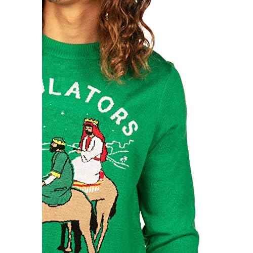 Tipsy Elves Ugly Christmas Sweaters for Men - Colorful and Funny Men's Christmas Sweaters - Hilarious Holiday Pullovers