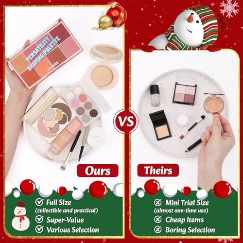 UCANBE Luxury Makeup Advent Calendar 2025, 24 Days Christmas Makeup Gift Set for Adult Women & Teen Girls, 2025 Xmas Beauty & Cosmetic Countdown Calendar Holiday Surprise Limited-Edition Make Up Gifts Kit