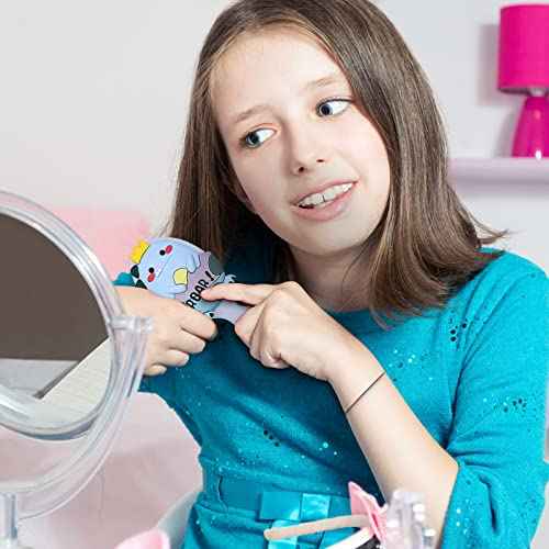 Toddler Detangler and Massage Brush - Mini Air Cushion Brush for Kids' Thin Hair - Blue