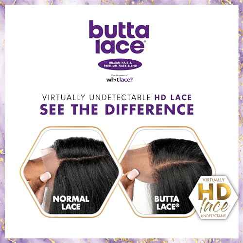 Sensationnel Butta Lace Hhm Wigs - Ocean Wave 30 Inch Human Hair Blend Extra Wide 5 Inch Parting Preplucked Hairline Glueless Lacefront (2)