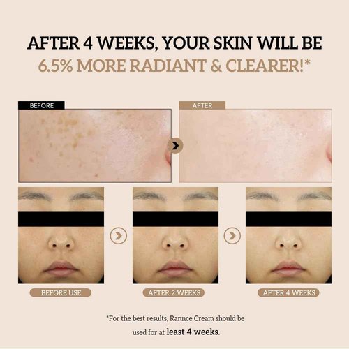 DONGSUNG RANNCE - Rannce Cream, Tone Up, Advanced Formula Skin, Korean Skin Care Night Cream For Clear Complexion With A Healthy Glow (70g)