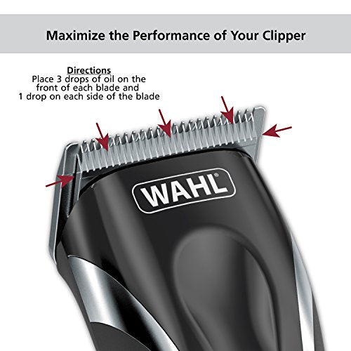 Wahl Premium Hair Clipper Blade Lubricating Oil for Clippers, Trimmers, & Blade Corrosion for Rust Prevention ? 4 Fluid Ounces ? Model 3310-300A