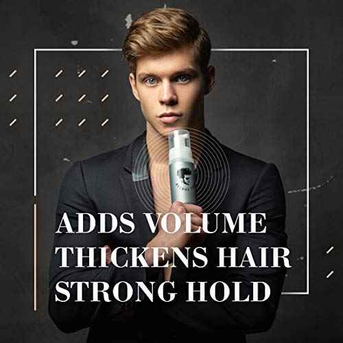 Avenue Man Sculpting Foam for Men - 7 Oz - Frizz Control & Firm Hold Hair Mousse for Men - Styling Hair Products - Men¡¯s Mousse for Hair Styling with No Crunch, Clean Texture & Long-Lasting Lift
