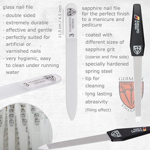 3 Swords Germany ? brand quality 8 piece manicure pedicure grooming kit set