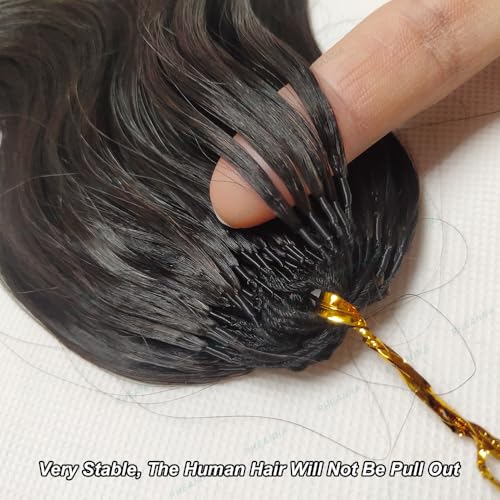 Feather Crochet Human Hair Extensions Wet and Wavy Knotless Pre-Separated Crochet Hair Extensions Human Hair With String In The Middle Braid 16inch 60g