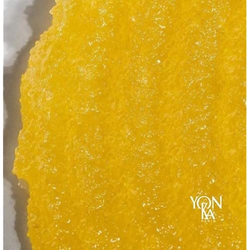 Yon-Ka Mandarin Sugar Scrub | Exfoliating Body Scrub with Brown Sugar and Sunflower Oil | Gentle Natural Ingredients Hydrate and Moisturize Dry Skin | Sweet Orange and Citrus Scent | 7.05 oz