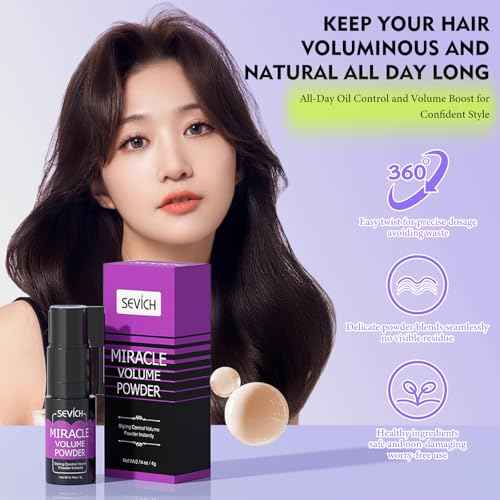 SEVICH Hair Styling Powder For Men & Women | Hair Powder For Instant Volume & Texture | No Greasy Residue | 360¡Æ Spray Design 0.14oz/4g