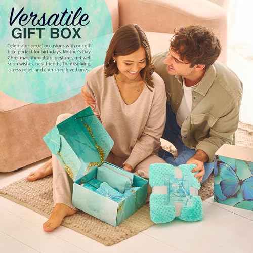 11 Pcs Spa Gift Basket for Women ? Luxury Bath Set with Shower Steamers, Water Tumbler, Fuzzy Socks & More ? Relaxing Pamper Kit for Birthday, Mother¡¯s Day & Self Care Gifts