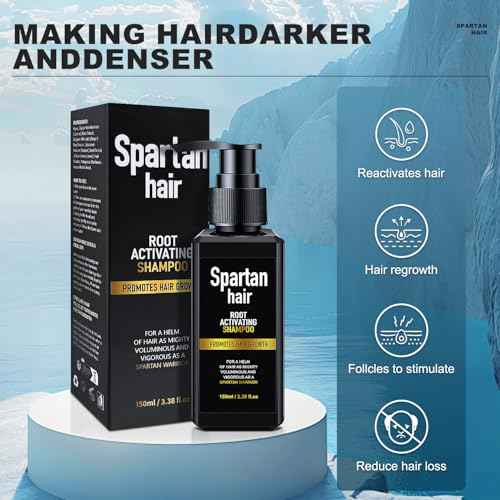 Root Activator Shampoo for Men- Strengthening & Smoothing System for Thinning and Gray Hair - Adds Volume & Nourishes Strands - Men & Women