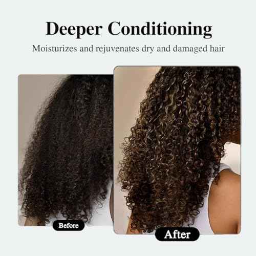 Home Use Hair Steamer for Natural Hair - 10-Speed Temperature Adjustment, Fast Heating, Deeply Nourishes Hair Strands