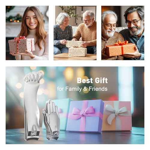 Nail Clippers Set,Gag Gifts Funny,Stocking Stuffers for Adults Men Him,White Elephant Gifts for Adults, Cool Stuff Gadgets for Men Dad Boyfriend Father Husband Friends,Mens Gifts Ideas