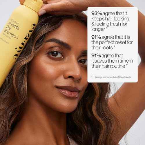 Eva NYC Invisible Dry Shampoo Spray - Oil-Absorbing, Removes Odor & No White Cast - Freshen Up Dry Shampoo For Women - For Light, Dark + Oily Hair - Warm Vanilla Scent - 5.3 oz