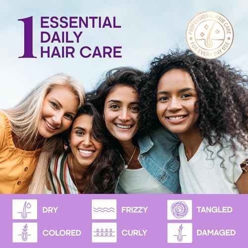 NUTRAHARMONY Hydrating Hair Serum ? Keratin Hair Treatment for Dry, Frizzy, Damaged Hair ? Biotin, Castor & Rosemary Oils ? Anti?Frizz, Heat Protectant & Split Ends Repair for Smooth, Shiny Hair, 5oz