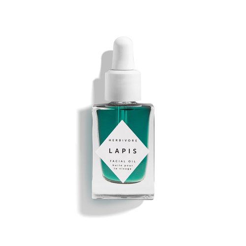 HERBIVORE Lapis Balancing Facial Oil with Blue Tansy + Squalane, Safe for Acne-Prone Skin | Helps Soothe Redness + Balance Oil Production, Lightweight, Non-Comedogenic, Plant-Based, 30 mL / 1 oz