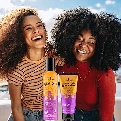 Got2b Be Twisted Air Dry Curl Foam, 8 oz
