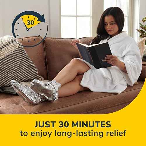 Dr. Scholl's¢ç Tired, Achy Feet Soothing & Reviving Foot Mask, 3 Pair, Warming Booties