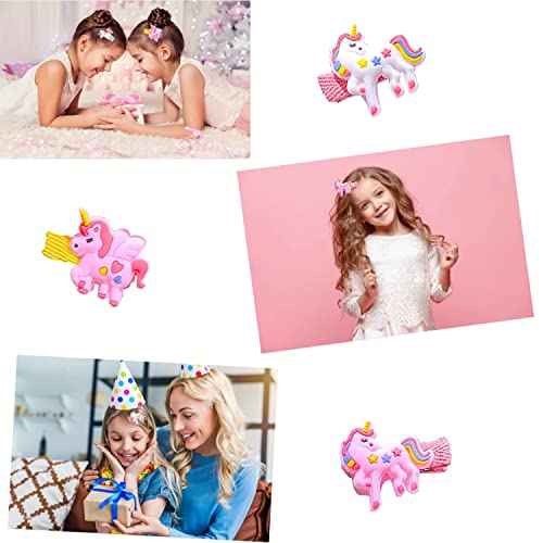 Hair Clips for Girls,10 Pcs Cute Animals Horses Hair Accessories Colourful Barrettes Hair Pins for Kids Baby Little Girls Children Birthday Christmas Day Gift