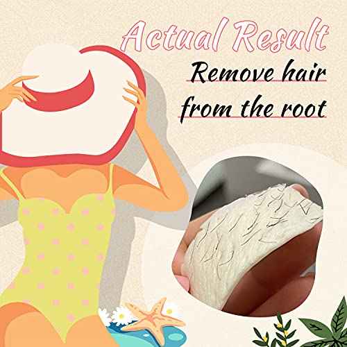 Ajoura 1lb Refill Wax Beans for Hair Removal Kit, Brazilian Coarse Waxing for Bikini, Face, Eyebrow, Back, Chest, Legs, Armpit, At Home Waxing Beads for Women Men