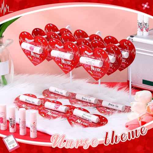 60 Pack Christmas Nurses Appreciation Gifts Bulk Nurses Lip Balms Hospital Staff Team Appreciation Thank You Gifts Christmas Stocking Stuffers Party Favors for Coworkers Midwife Women Presents