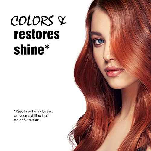 Light Mountain Henna Hair Color & Conditioner ? Red Hair Dye, Organic Henna Leaf Powder and Botanicals, Chemical-Free, Semi-Permanent Hair Color + 4 Hair Clips