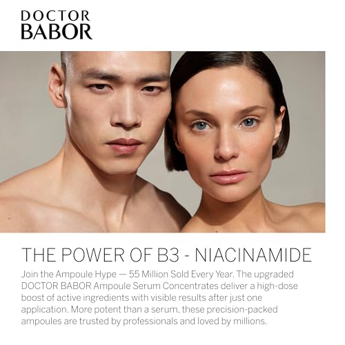 Doctor BABOR Barrier Protect Ampoules Serum | Strengthened Skin Protection Barrier | With Ceramides and Niacinamide | For Dry and Stressed Skin | Radiant and Balanced Skin | Vegan | 7 x 2 ml