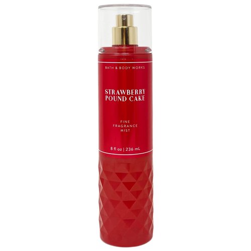 Bath and Body Works - Strawberry Pound Cake - Gift Set - Fine Fragrance Mist & Body Cream – 2021