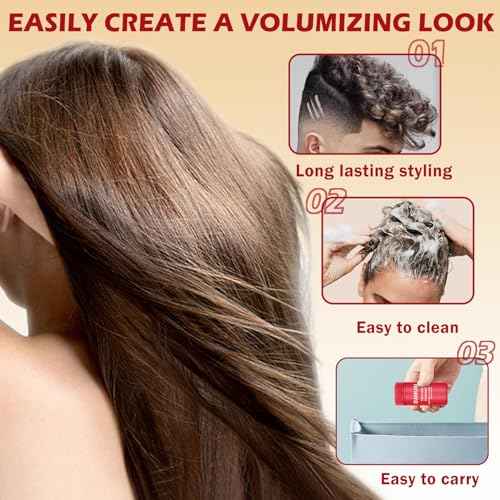 DAMUSI 3PCS Hair Texture Powder for Men,Fluffy Hair Powder for Women,Oil Control,Keep Soft All Day,Polvo Texturizador Para Cabello Hombre