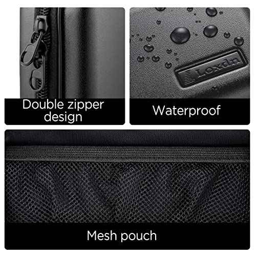 EVA Hard Case for Meridian/MANSPOT Shaver Groin & Body Hair Trimmer - Men's Grooming Organizer Storage Bag for Electric Razor and Accessories - Case Only (Green)