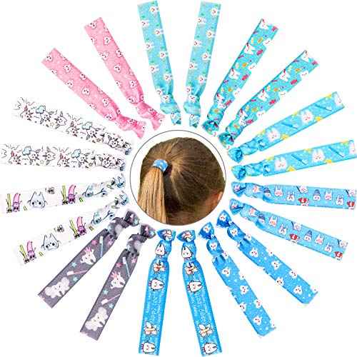 BBTO 20 Pieces Dental Gifts Hair Ties Tooth Scrunchies Headbands Elastic Ribbon Ponytail Holders Ropes No Crease Hairbands Dentist Accessories for Women Dental Hygienist Assistant Christmas Gifts