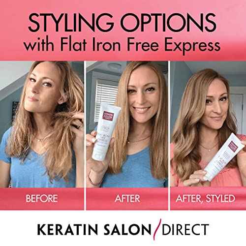 Keratin Salon Direct Treatment - Salon Quality, No Flat Iron Needed (4 oz)