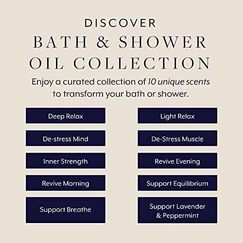 Aromatherapy Associates Essential Oil Blends ? Luxury Shower and Body Oils for Dry Skin, Daily Aromatherapy Care for Men & Women, 10-Pack (0.10 fl oz Each) in Decorative Gift Box