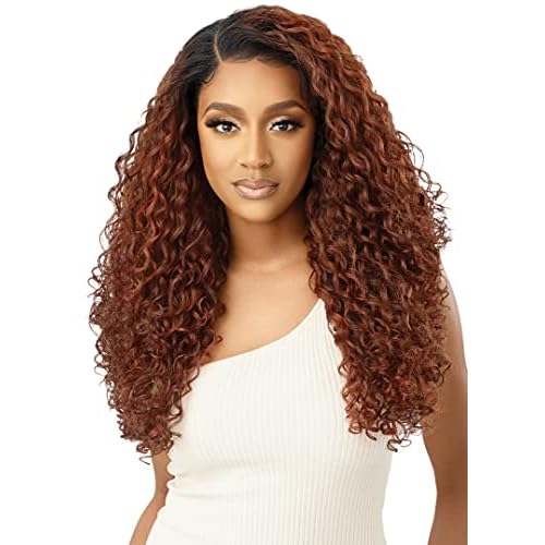 Outre 360 Frontal Lace Wig 13"x6" Hand Tied Lace Frontal TASIRA (DR2-Honey Brown)