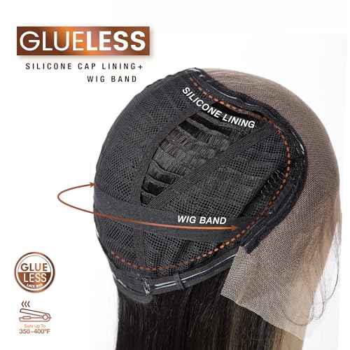 Sensationnel Bare Lace 13X6 Wigs - Unit 14 Lacefrontal Glueless Synthetic 180 Degree Preplucked Hairline (LT613/ASHBROWN)