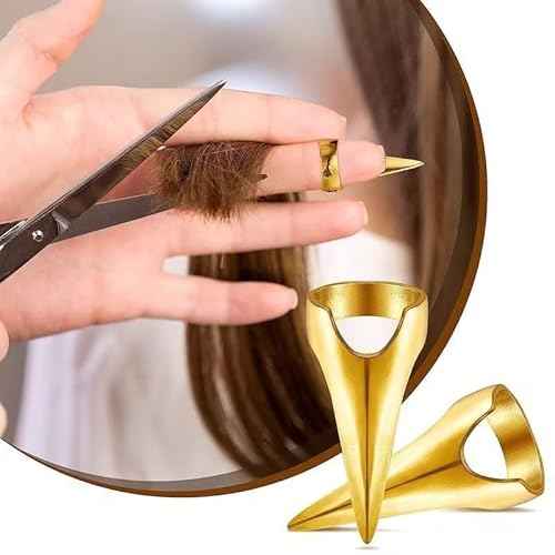 10Pcs Metal Full Finger Rings, Multi-Functional Hair Parting Tools for Cosplay, Hairstyling and Braiding, Retro Punk Claws Design with Anti-Slip Grip, Hair Extension Accessories