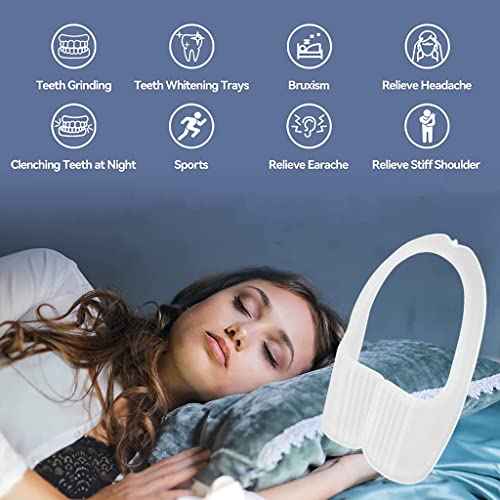 ZJchao 10pcs Teeth Grinding Guards, Night Guard Rubber, Mouth Clenching Guard for Grinding Teeth Night Guard