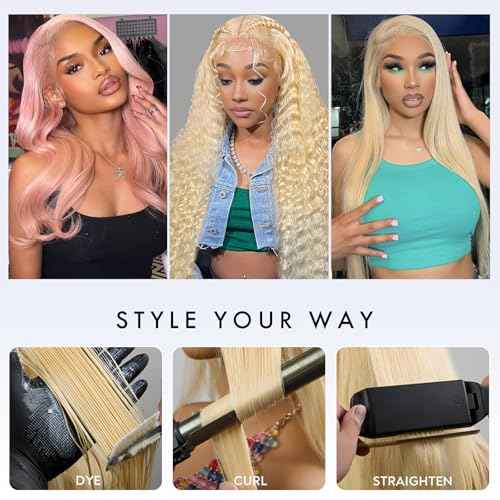 613 Bundles Blonde Bundles Human Hair 18 Inch 613 Body Wave Human Hair bundles 16A 100% Unprocessed Brazilian Virgin Hair Single Bundle No Tangle No Shedding