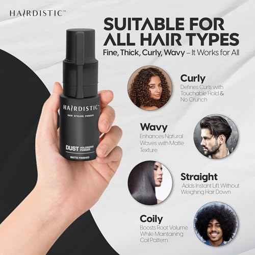 Hair Volume & Texture Powder ? Volumizing and Texturizing Styling Powder for Men & Women of All hair types | Hair Root Lifting with Spray Applicator, 4.5g