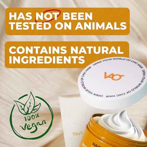 VAO Deep Conditioning Hair Mask for Damaged Hair ? Intensive Hydrating Hair Treatment with Argan Oil, Shea Butter, Keratin, Hyaluronic Acid ? Deep Conditioner for All Hair Types ? 11.8 Fl Oz