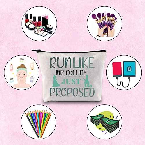 TSOTMO Book Fans Gift Book Lover Gift Movie Lover Gift Just Proposed Zipper Pouch Makeup Bag(proposed)