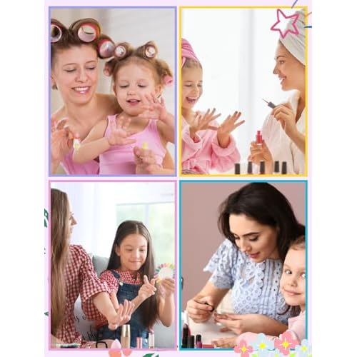 130PCS Kids Press on Nails, TOROKOM Fake Nails Set Short Square Glue on Nails for Girls Gift 8-12 Age, Heart Flower Butterfly Stick on Nails for Kids with Jelly Nail Adhesives & Glue