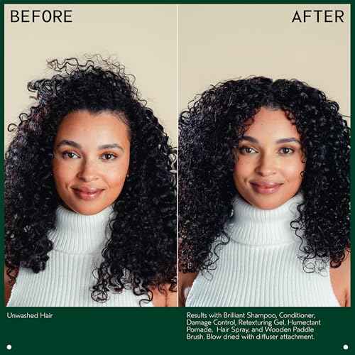 Aveda Brilliant Humectant Pomade | Enhances Curl | Adds Shine and Definition | for Curly & Coily Hair Types, 2.5 Ounce