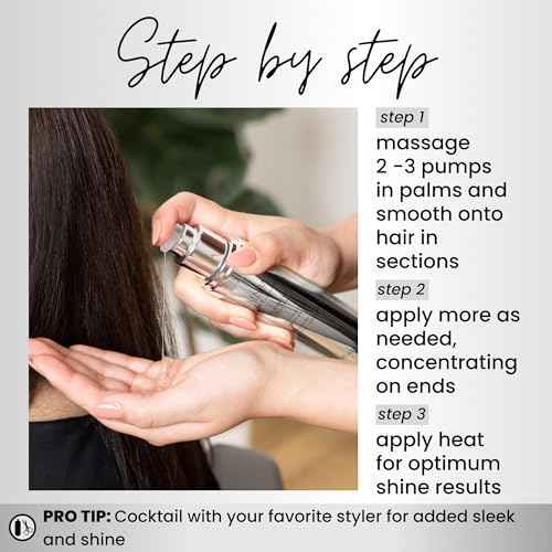 Platinum Silkening Gloss | Brilliant Shine Polish | Tames Frizz & Smooths Flyaways | Lightweight Formula | Protects Against Humidity | Smooths Dry Ends | Medium To Coarse Hair