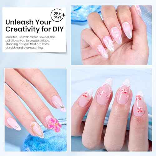 Beetles Sculpting Gel 3D Nail Art - Halloween White No Wipe Nail Polish 3D Rhinestone Building Multi-Function Drawing Gel for DIY Manicure Designs