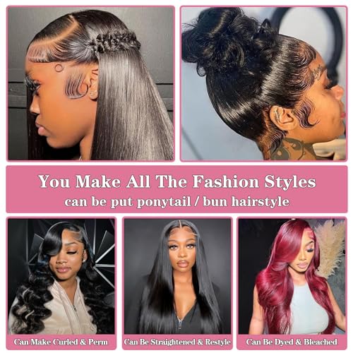 Luminary 13x6 Lace Front Wigs Human Hair Pre Plucked Body Wave Lace Front Wigs Human Hair 180% Density Body Wave HD Transparent Frontal Wigs Human Hair Lace Front Wigs for Women 20 Inch