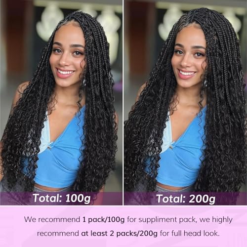 IDN BEAUTY Pre Divided Human Braiding for Boho Braids Hair Extensions, 18 Inch 100g 99J Burgundy Deep Wave Human Hair for Braiding Bohemian No Weft 12A Virgin Brazilian Wet and Wavy