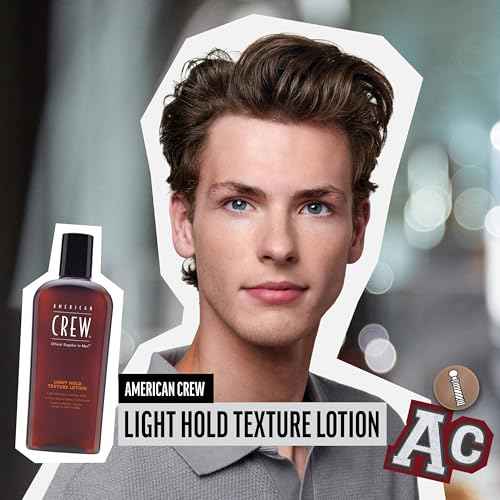 American Crew Men's Hair Texture Lotion, Like Styling Gel with Light Hold & Low Shine, 8.4 Fl Oz