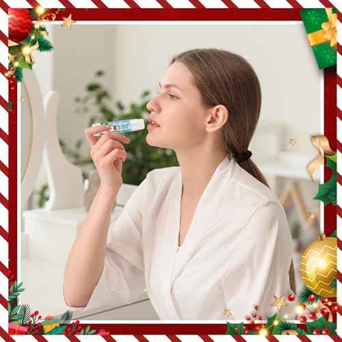 60 Set Christmas Hand Cream Gift Set, Including Moisturizing Christmas Hand Lotion, Xmas Lip Balm, Gauze Bags, Thank You Cards Natural Fragrant Xmas Hand Cream with Lip Balm Christmas Gifts